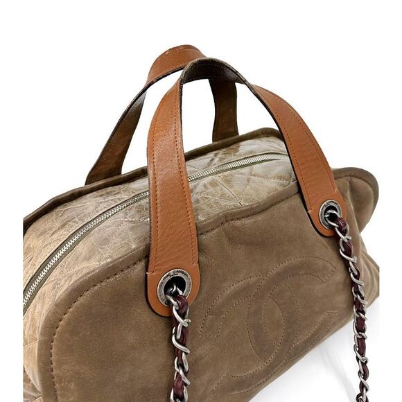 CHANEL Brown Big CC Chain 2WAY Bag A-A22556 - Picture 6 of 11